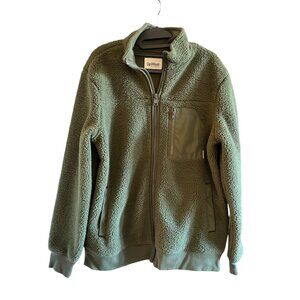 UpWest Men’s Sherpa Jacket Hunter Green Size Medium